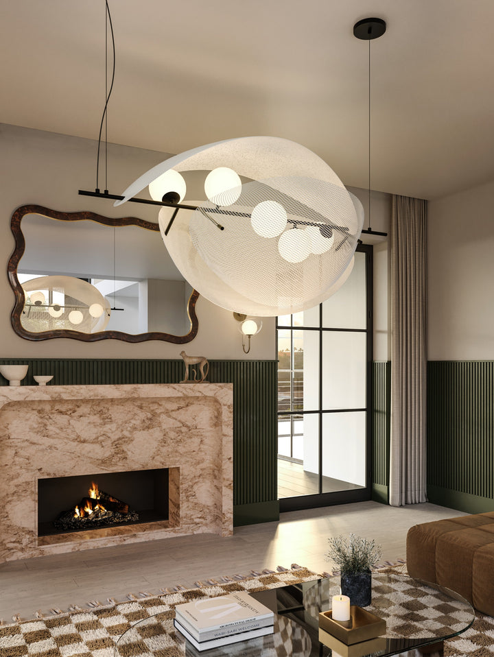 Chips 5-Light Linear Pendant by Studio M Lighting – lifestyle