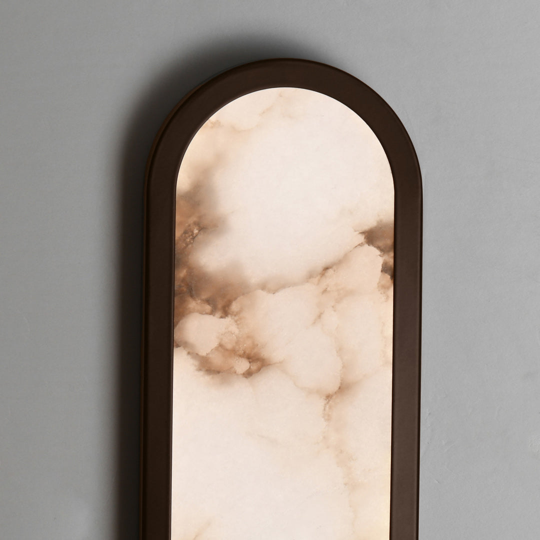 Plinth 15 LED Alabaster Wall Sconce by Studio M Lighting – lifestyle