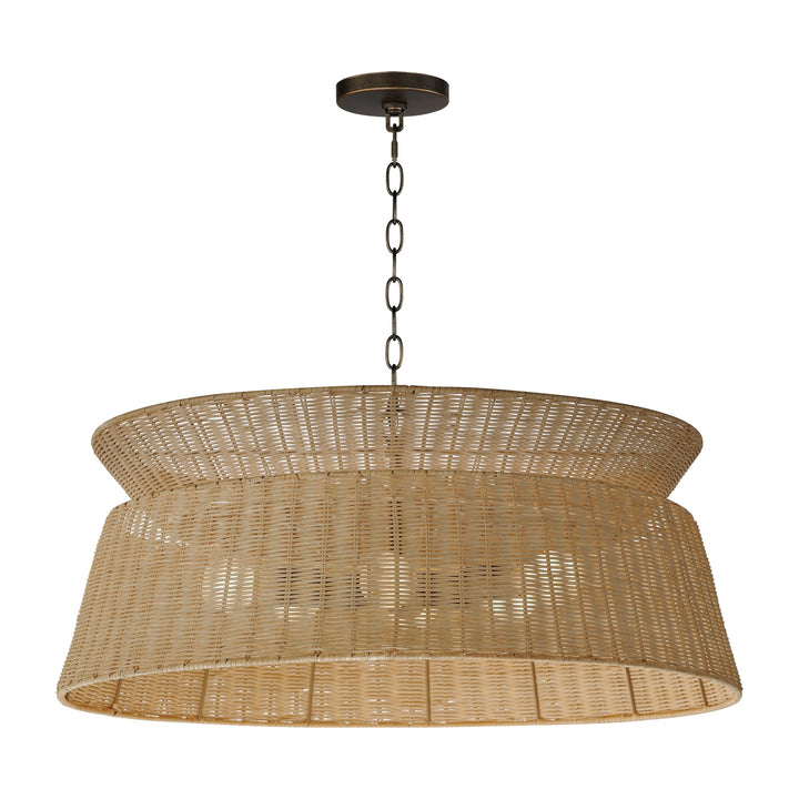 Tahiti Tulum 6-Light Chandelier by Studio M Lighting