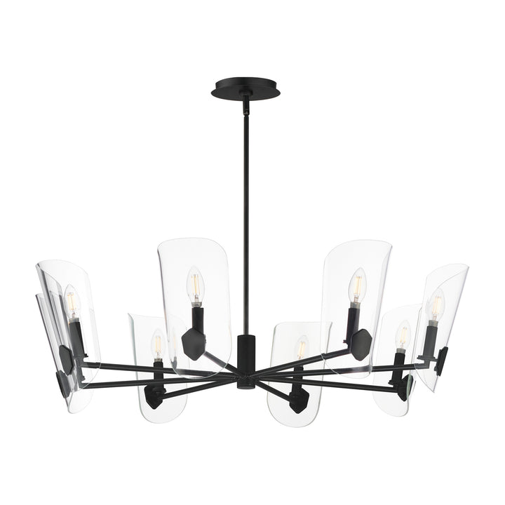 Armory 8-Light Chandelier by Studio M Lighting in Black