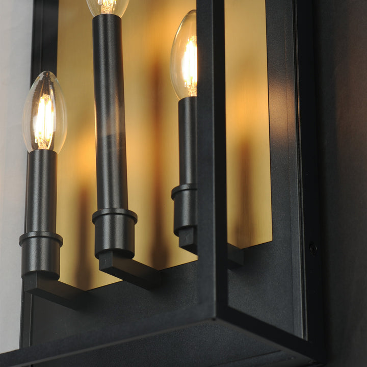 Manchester 3-Light Large Outdoor Wall Sconce by Studio M Lighting – lifestyle