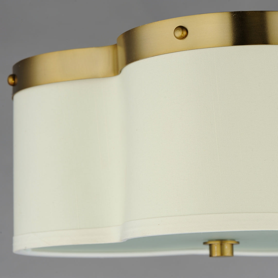 Clover 3-Light Flush Mount by Studio M Lighting – lifestyle