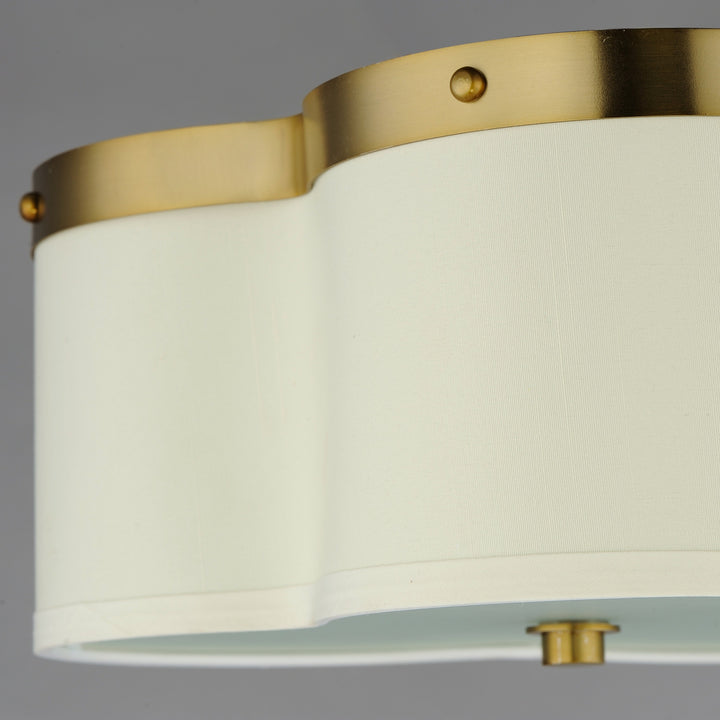 Clover 3-Light Flush Mount by Studio M Lighting – lifestyle