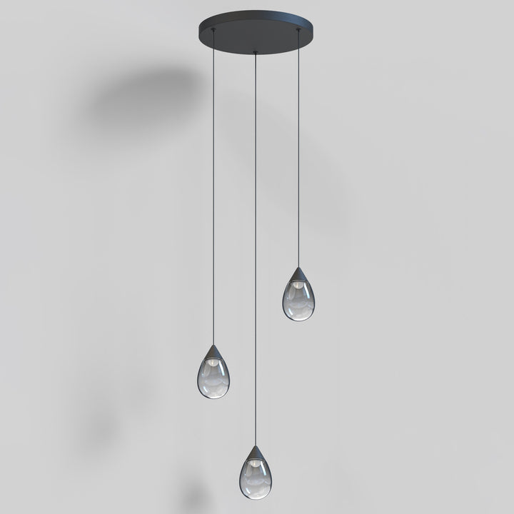 Dewdrop 3- Light LED Pendant by Studio M Lighting – lifestyle