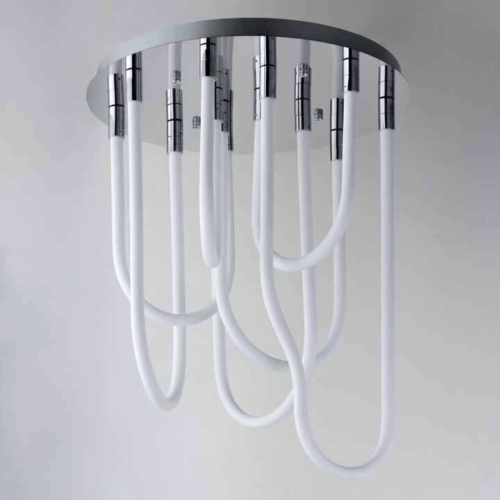 Soleil 7-Light LED RD Flush Mount by Studio M Lighting – lifestyle