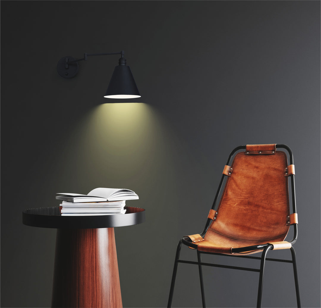 Library Wall Sconce Horizontal Swing Arm by Studio M Lighting – lifestyle