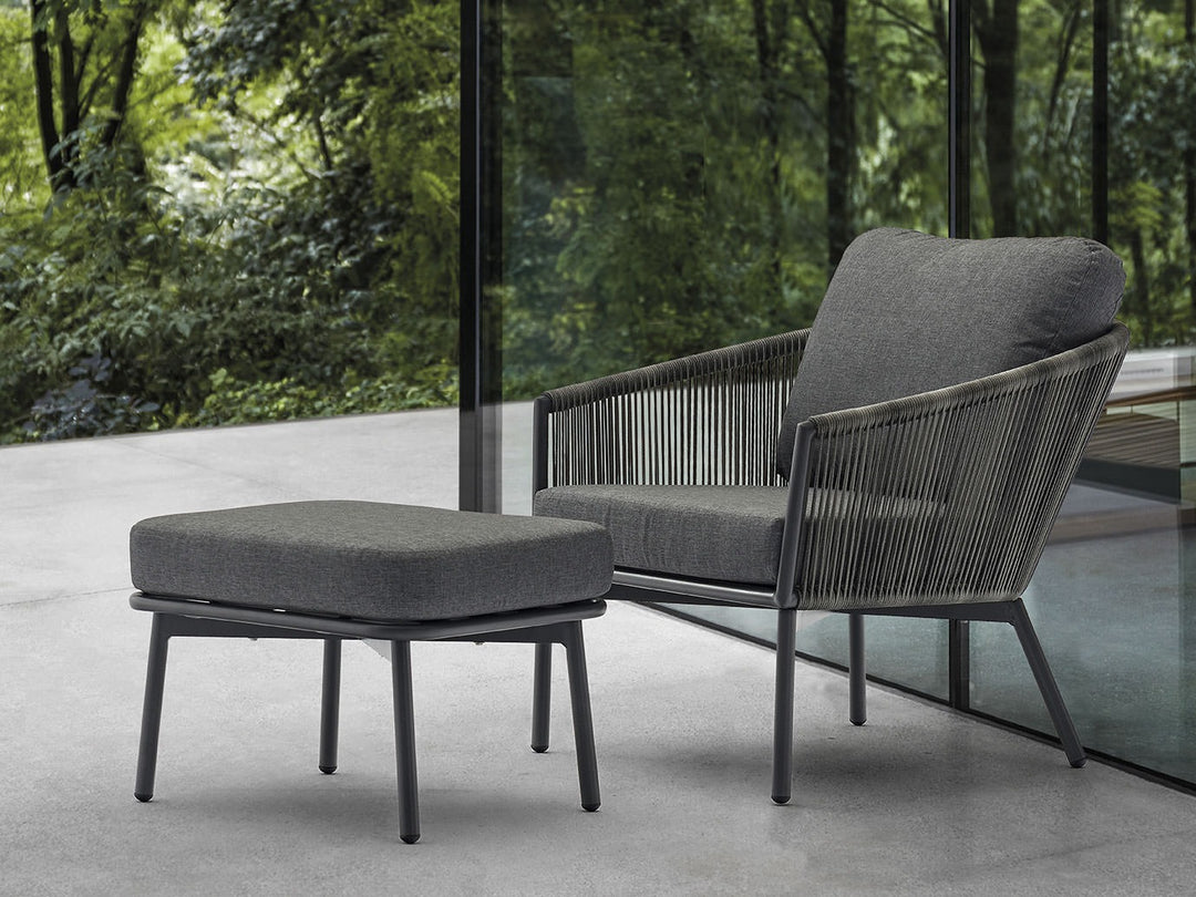 Yarrow Chair and Ottoman by Whiteline Modern Living – lifestyle