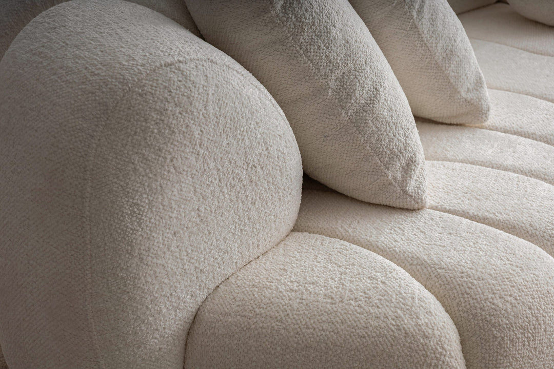 Rhodes Curved Sofa by Whiteline Modern Living – lifestyle
