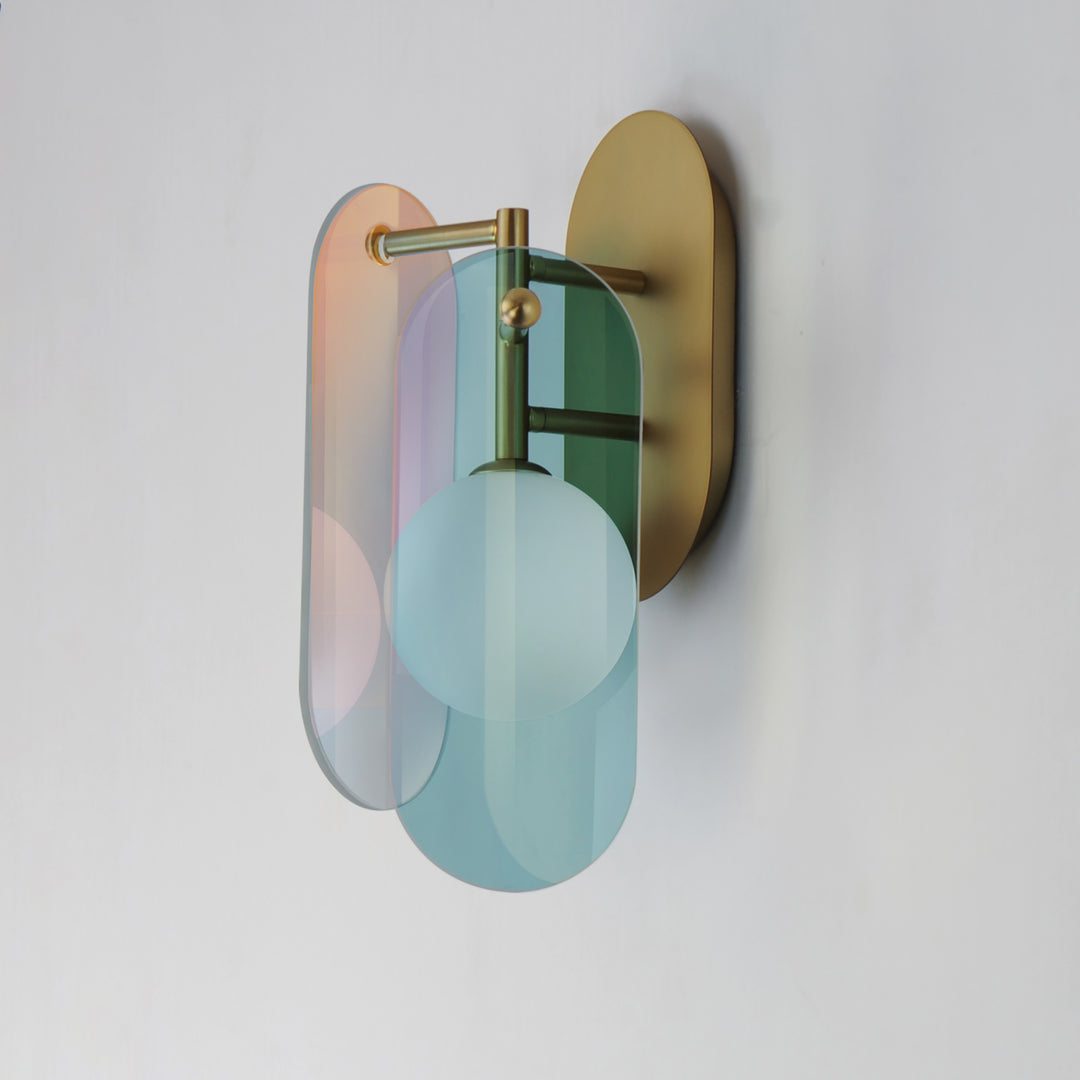 Megalith - Glass Megalith LED Wall Sconce by Studio M Lighting – lifestyle