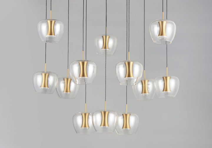 Newton LED 12-Light Pendant by Studio M Lighting – lifestyle