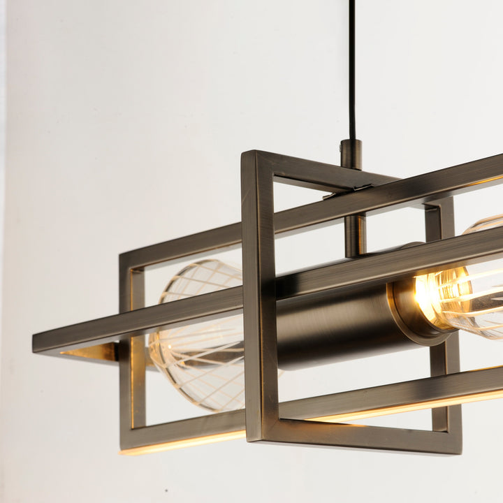Zeppelin 50" LED Linear Pendant by Studio M Lighting – lifestyle