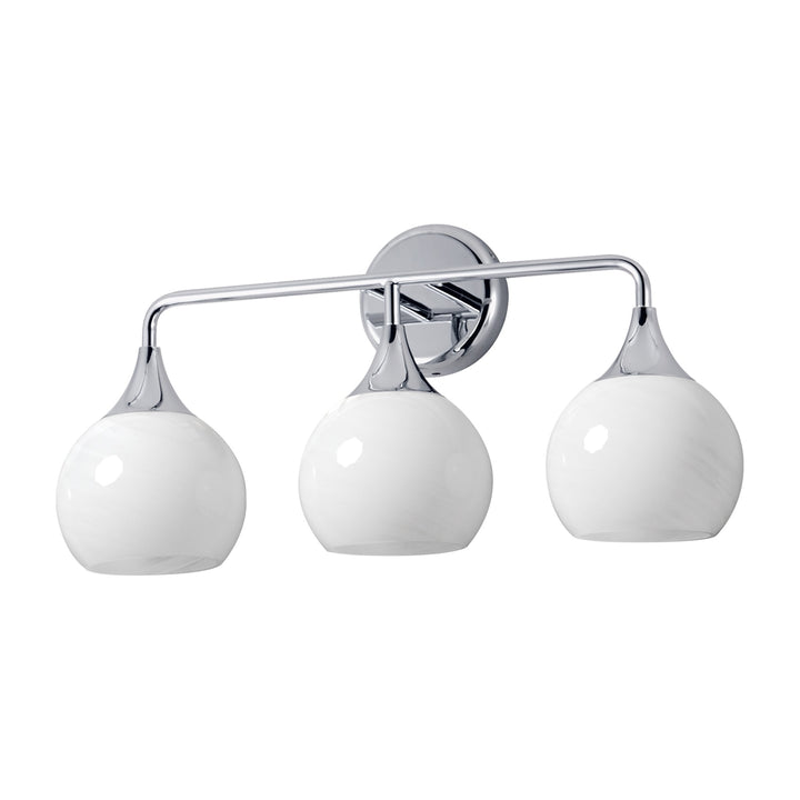 Neve 3-Light Bath Vanity by Studio M Lighting in Polished Chrome