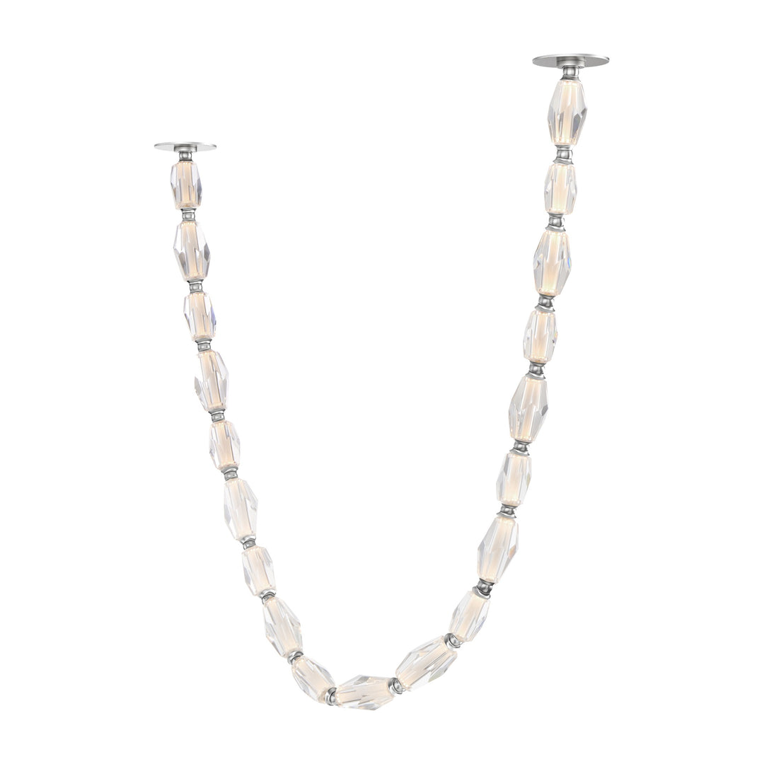 Dolce Vita 108" LED Pendant by Studio M Lighting in Polished Nickel