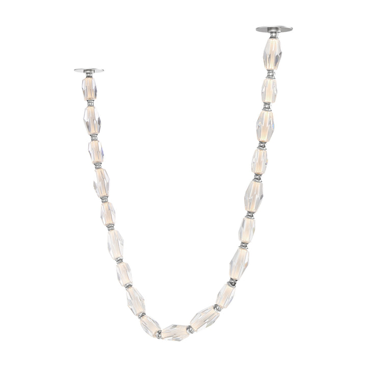 Dolce Vita 108" LED Pendant by Studio M Lighting in Polished Nickel