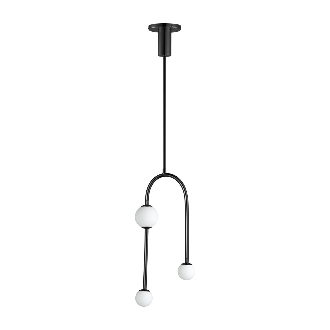 Alina 3-Light LED Pendant by Studio M Lighting in Black