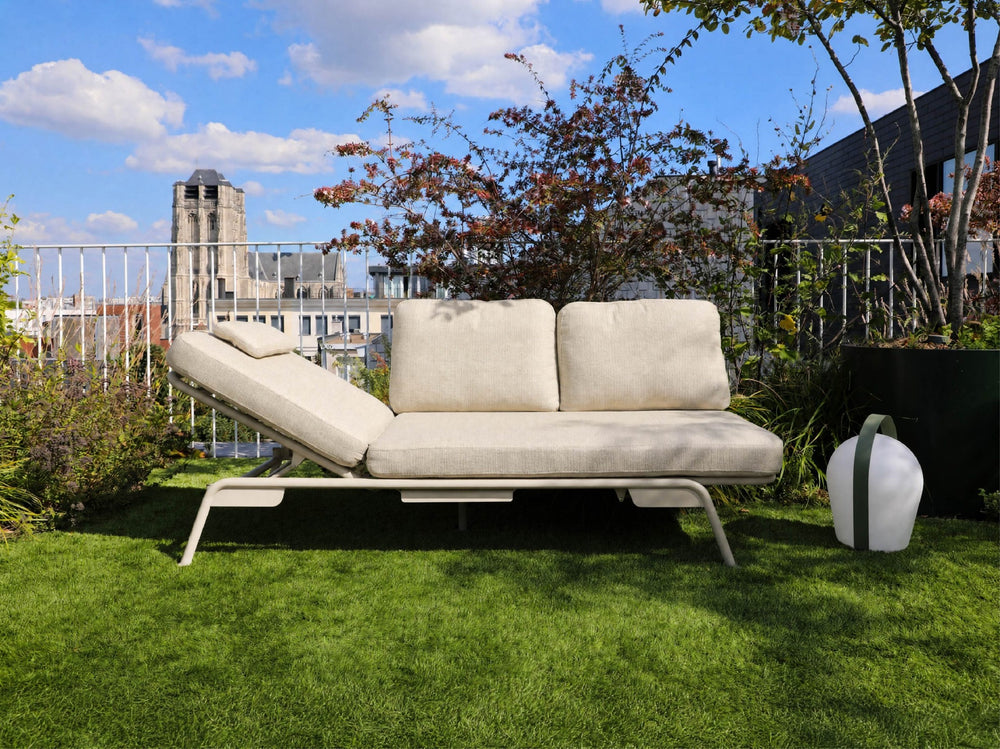Sunset 3 Seater Sofa / Outdoor Lounge Chaise by Whiteline Modern Living – lifestyle