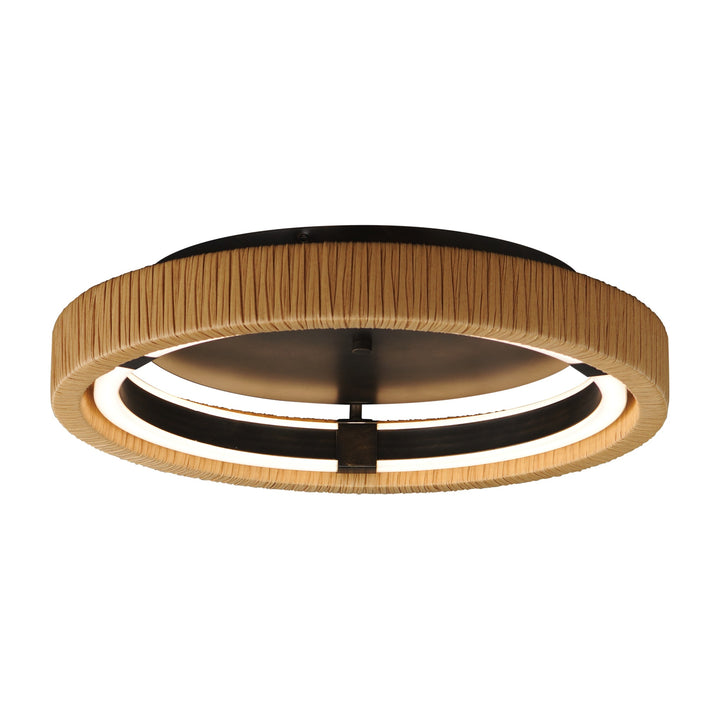 Kaia 20 LED Semi-Flush Mount - 5CCT by Studio M Lighting in Antique Bronze