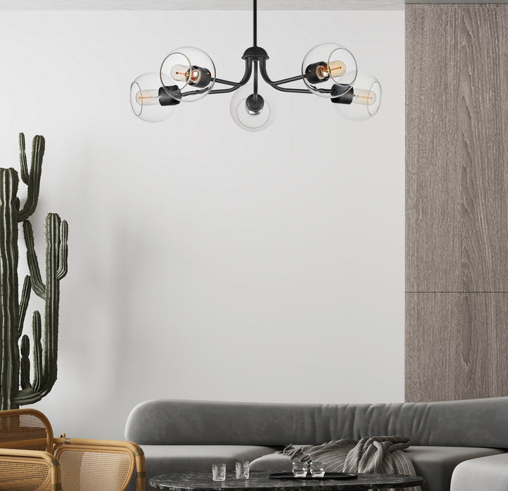 Knox 5-Light Globe Chandelier by Studio M Lighting – lifestyle