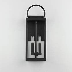 Nassau Vivex Nassau VX 1-Light Large Outdoor Wall Lantern by Studio M Lighting – lifestyle