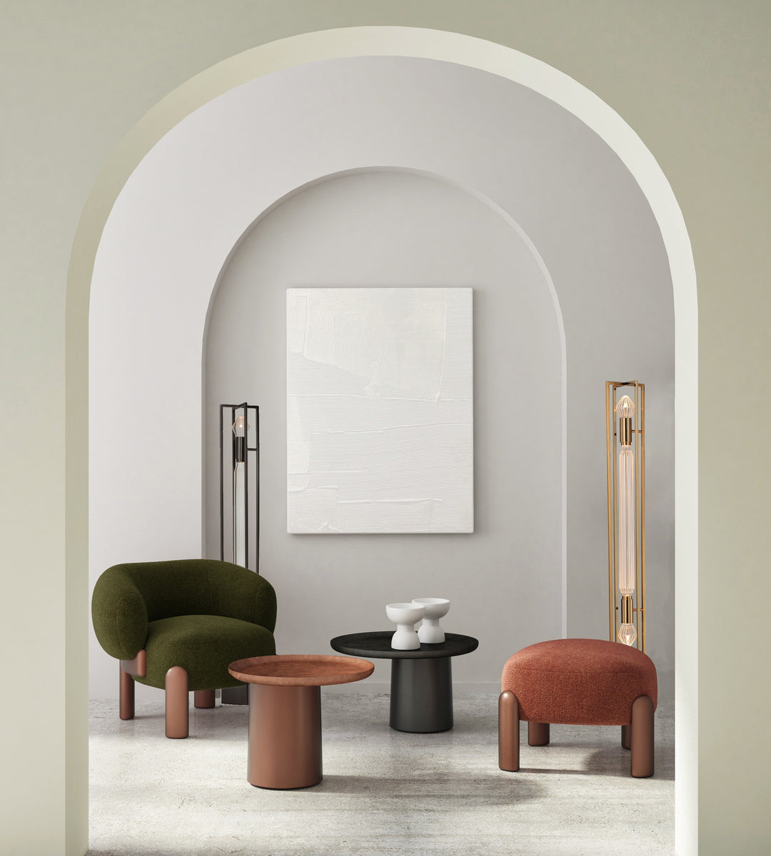 Zeppelin LED Floor Lamp by Studio M Lighting – lifestyle