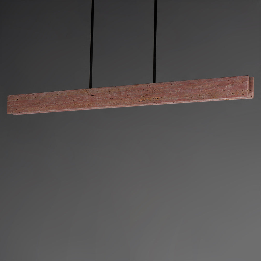 Lintel 59 LED Linear Stone Pendant by Studio M Lighting – lifestyle