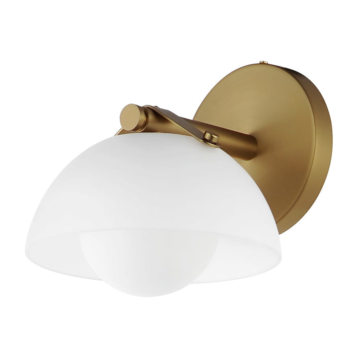 Domain 1-Light Wall Sconce by Studio M Lighting in Natural Aged Brass
