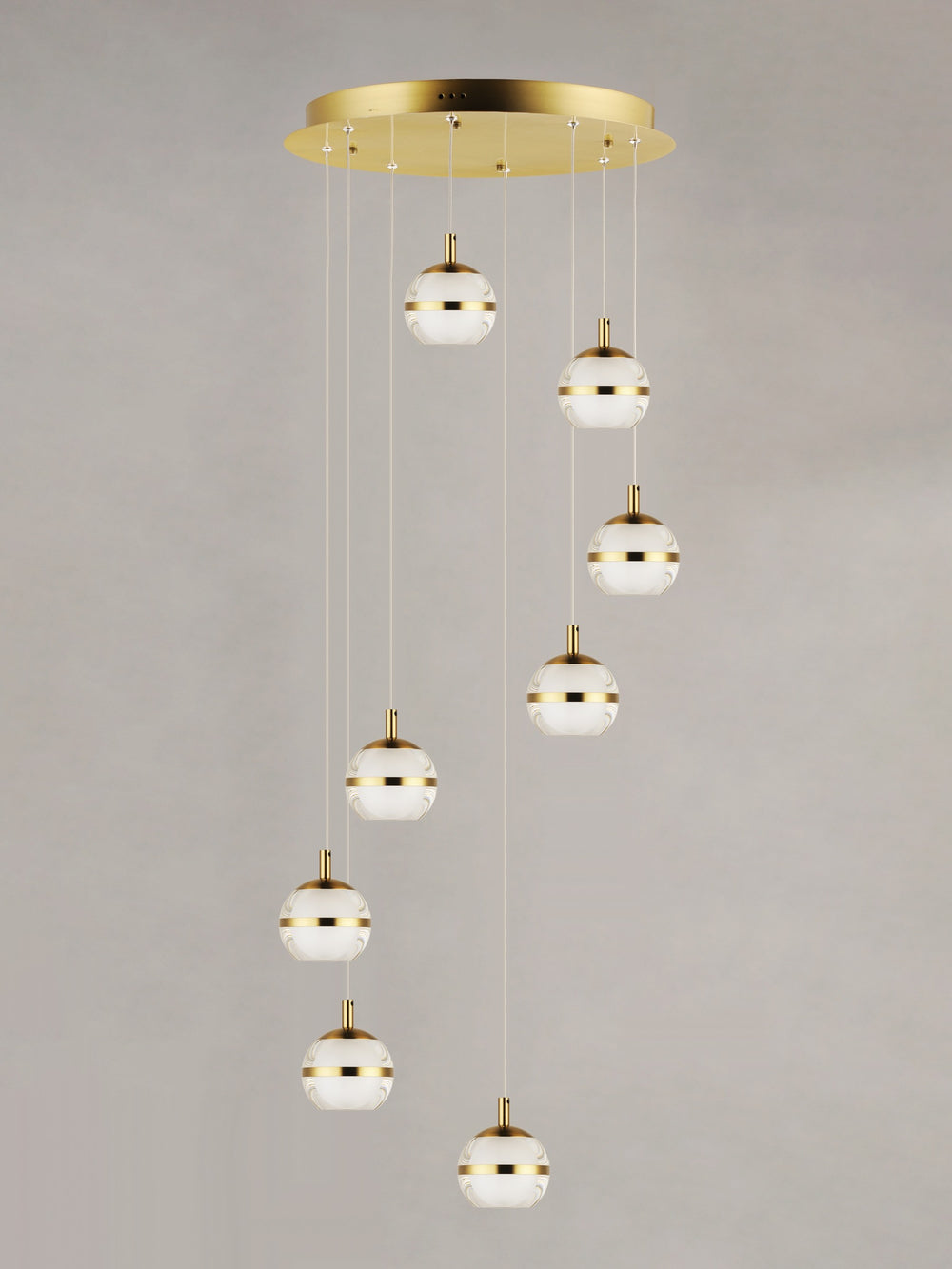 Swank 8-Light Pendant by Studio M Lighting – lifestyle