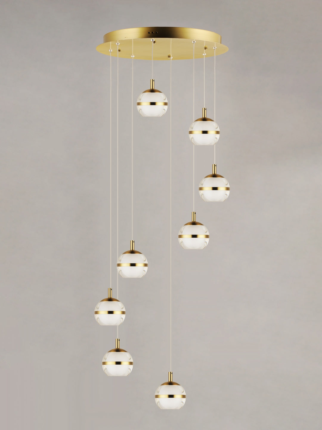 Swank 8-Light Pendant by Studio M Lighting – lifestyle