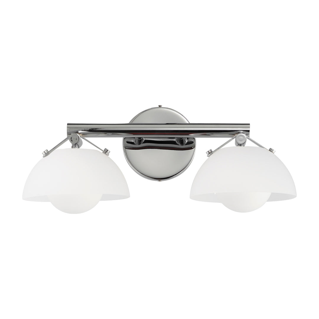 Domain 2-Light Wall Sconce by Studio M Lighting in Polished Chrome