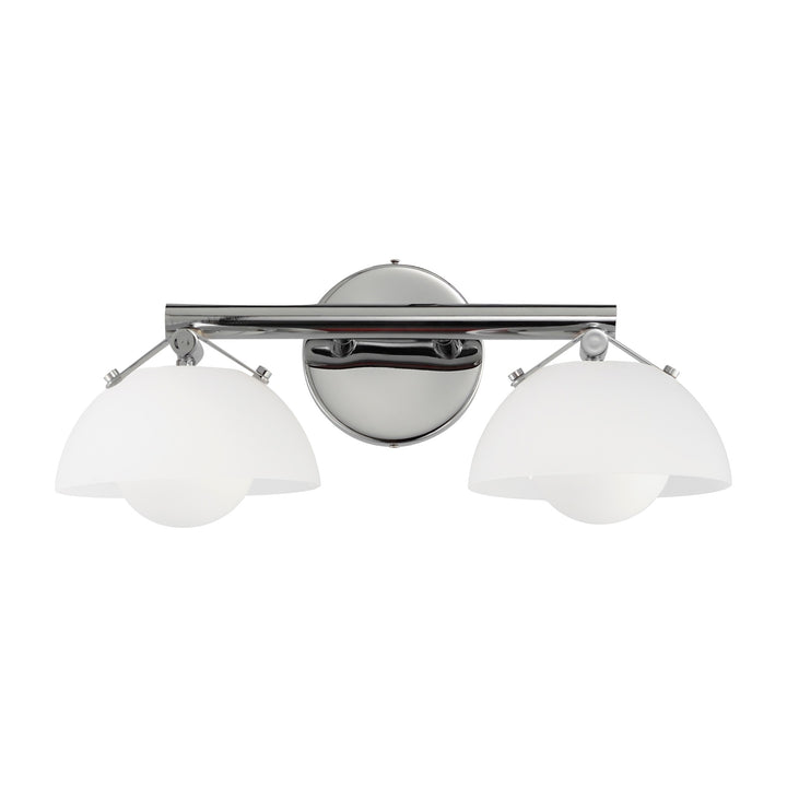 Domain 2-Light Wall Sconce by Studio M Lighting in Polished Chrome