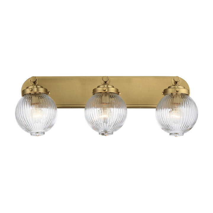 Kasbah 3-Light Bath Vanity by Studio M Lighting in Satin Brass