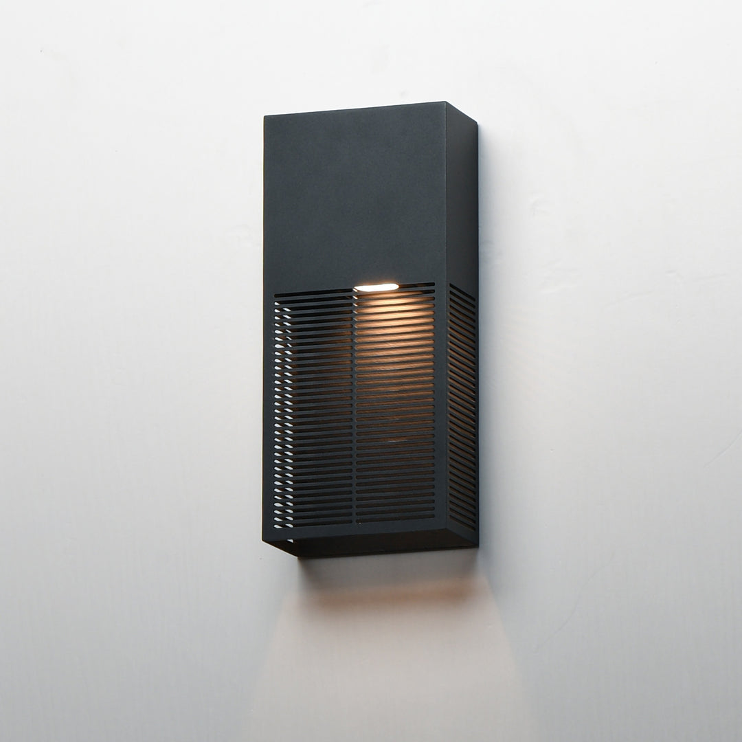 Grate 14 LED Outdoor Wall Sconce by Studio M Lighting – lifestyle