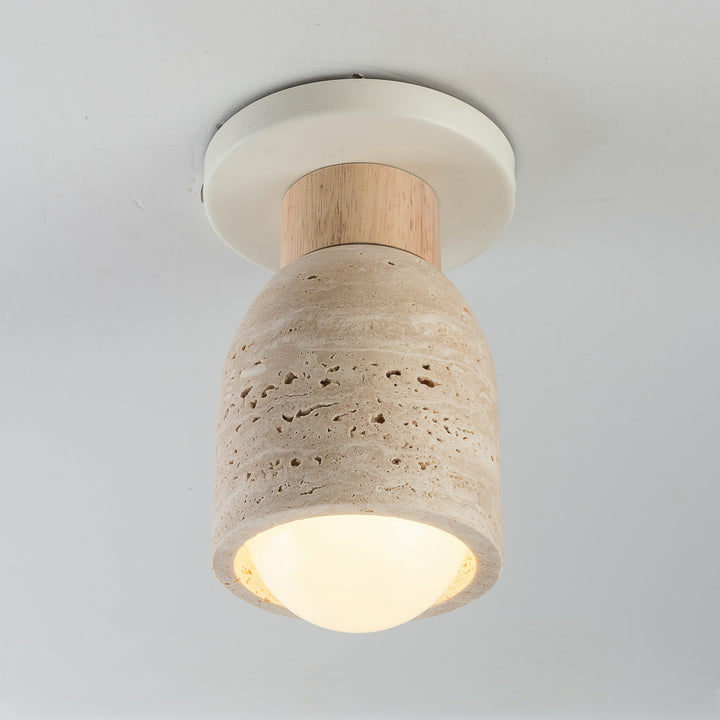 Pompeii 1-Light Flush Mount by Studio M Lighting – lifestyle