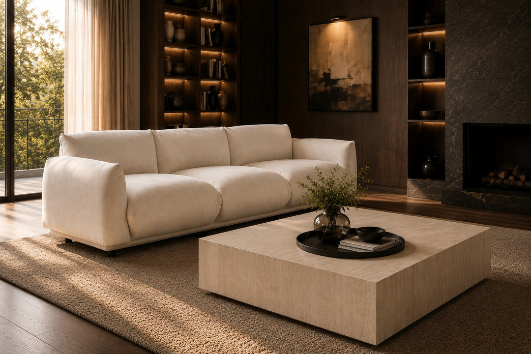 Cube Square Coffee Table by Whiteline Modern Living – lifestyle