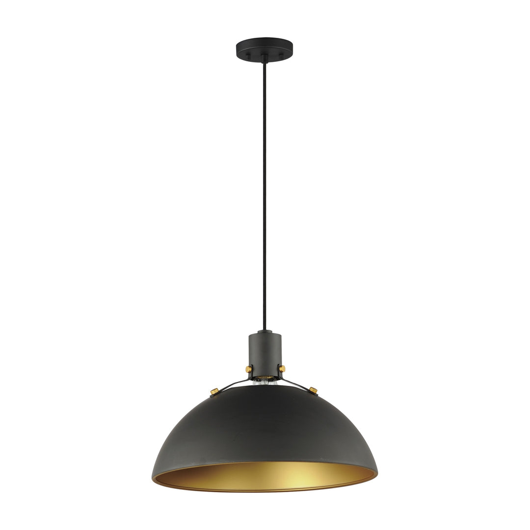Dawn 20 Pendant by Studio M Lighting in Antique Brass / Black