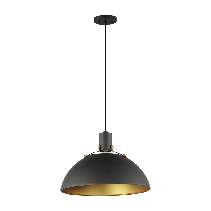 Dawn 20 Pendant by Studio M Lighting in Antique Brass / Black