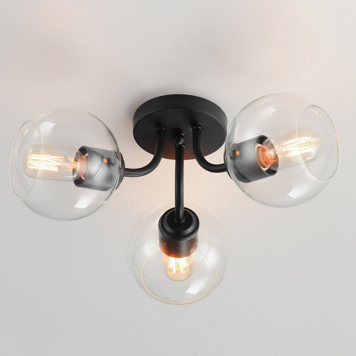 Knox 3-Light Semi-Flush Mount by Studio M Lighting – lifestyle