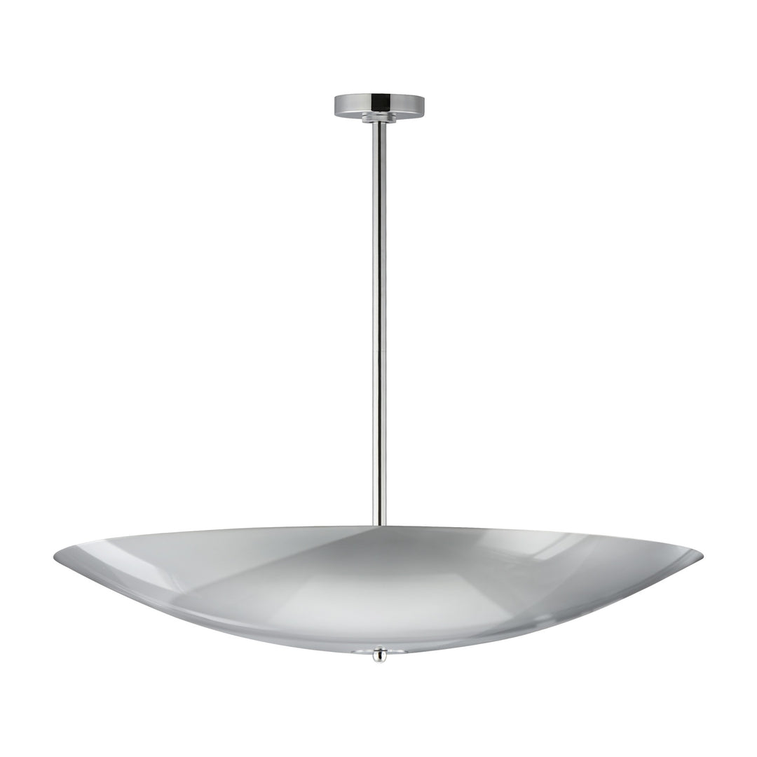 Vesta 36" LED Pendant/Semi-Flush by Studio M Lighting in Polished Chrome
