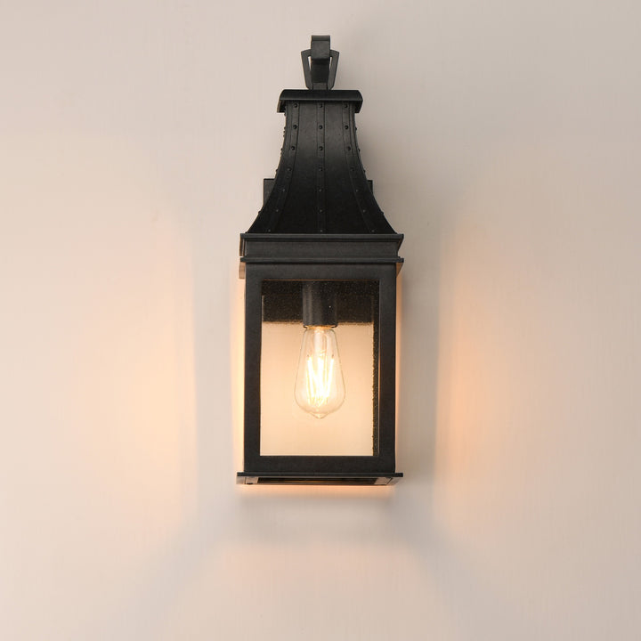 Bramwell VX 1-Light Outdoor Wall Sconce by Studio M Lighting – lifestyle