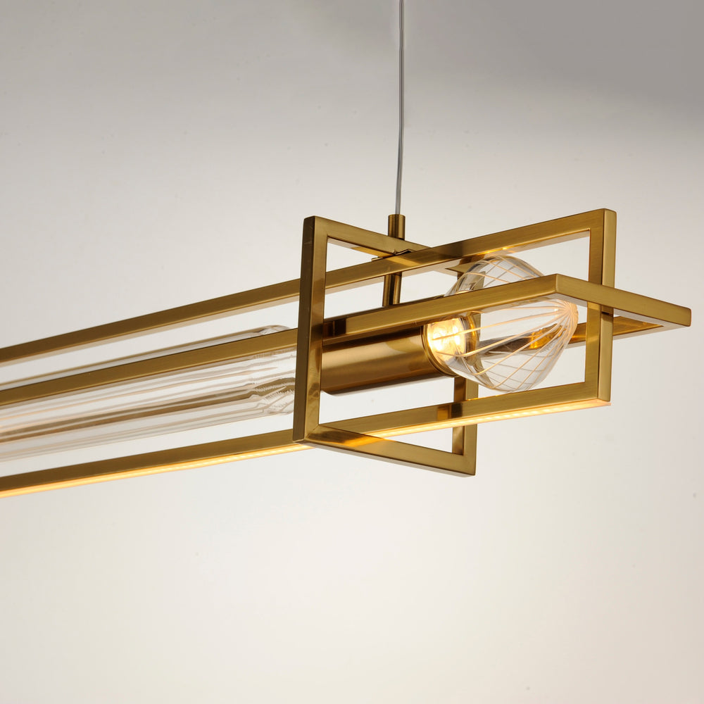 Zeppelin 50" LED Linear Pendant by Studio M Lighting – lifestyle
