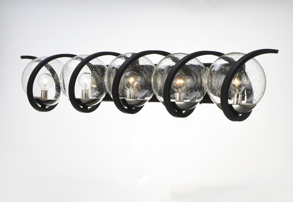 Curlicue 5-Light Bath Vanity by Studio M Lighting – lifestyle