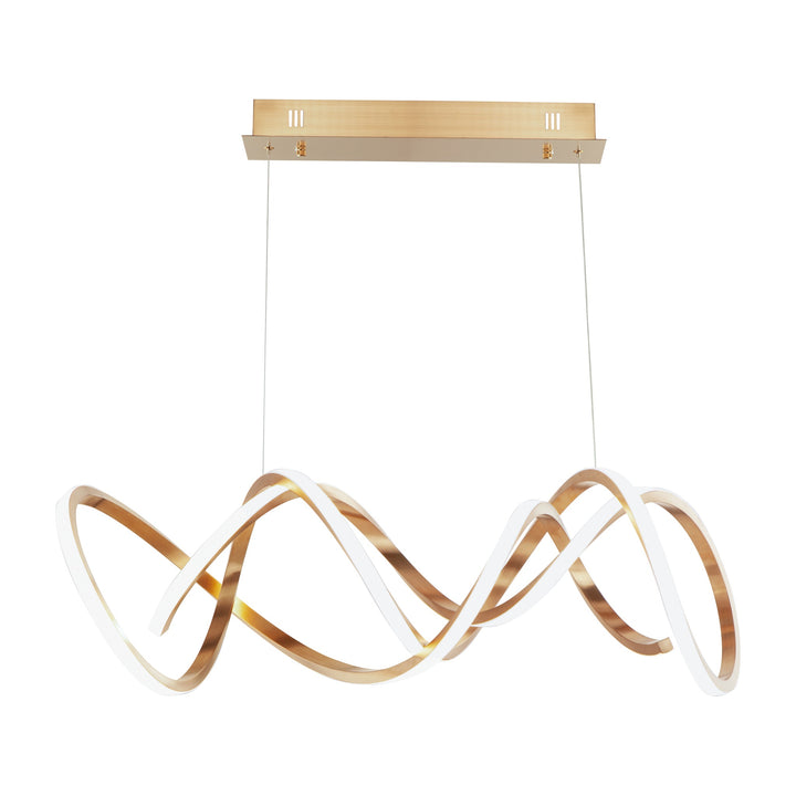 Signature LED Pendant by Studio M Lighting in Brushed Champagne