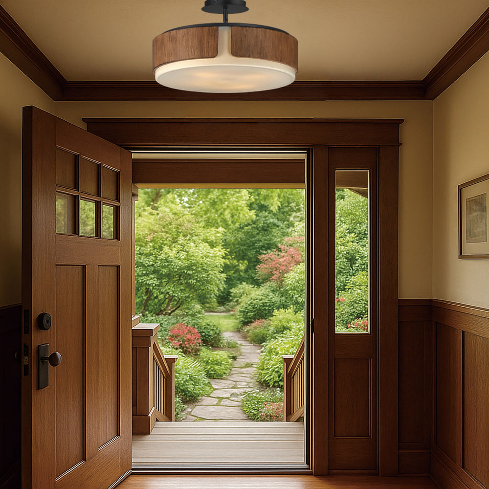 Draughtsman 18 Semi Flush Mount - Pendant by Studio M Lighting – lifestyle