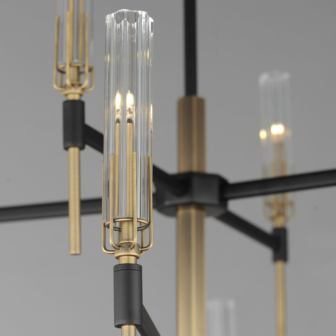 Flambeau 12-Light 2-Tier LED Chandelier by Studio M Lighting – lifestyle