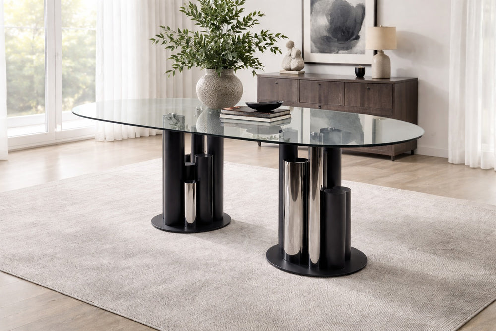 Matrix Dining Table by Whiteline Modern Living – lifestyle