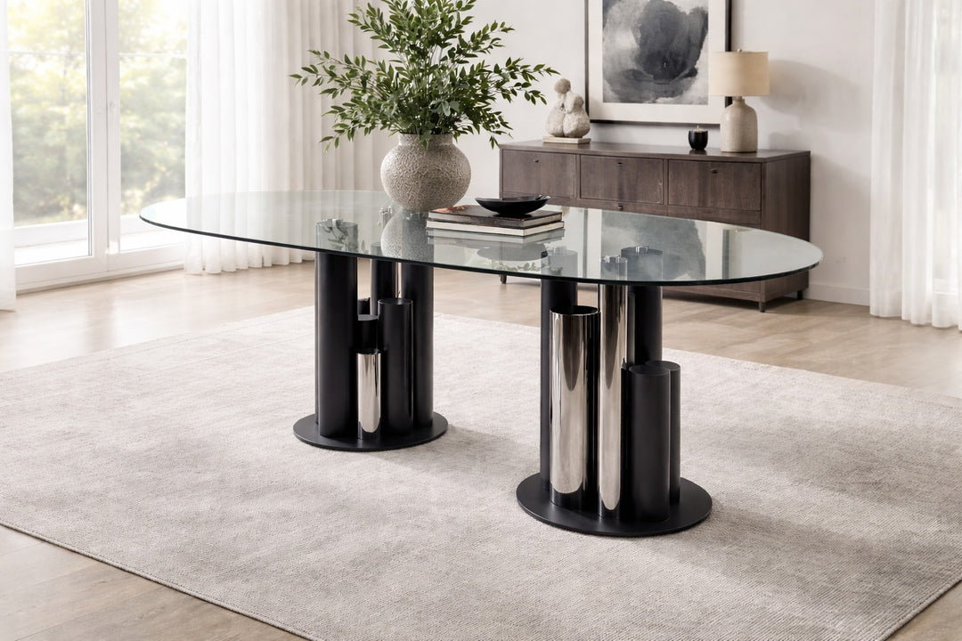 Matrix Dining Table by Whiteline Modern Living – lifestyle