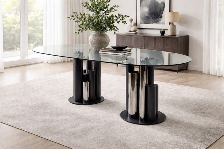 Matrix Dining Table by Whiteline Modern Living – lifestyle