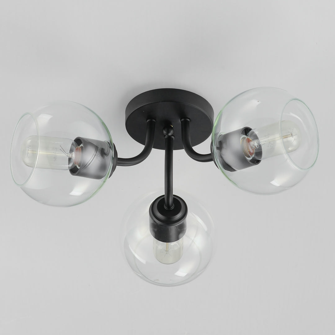 Knox 3-Light Semi-Flush Mount by Studio M Lighting – lifestyle