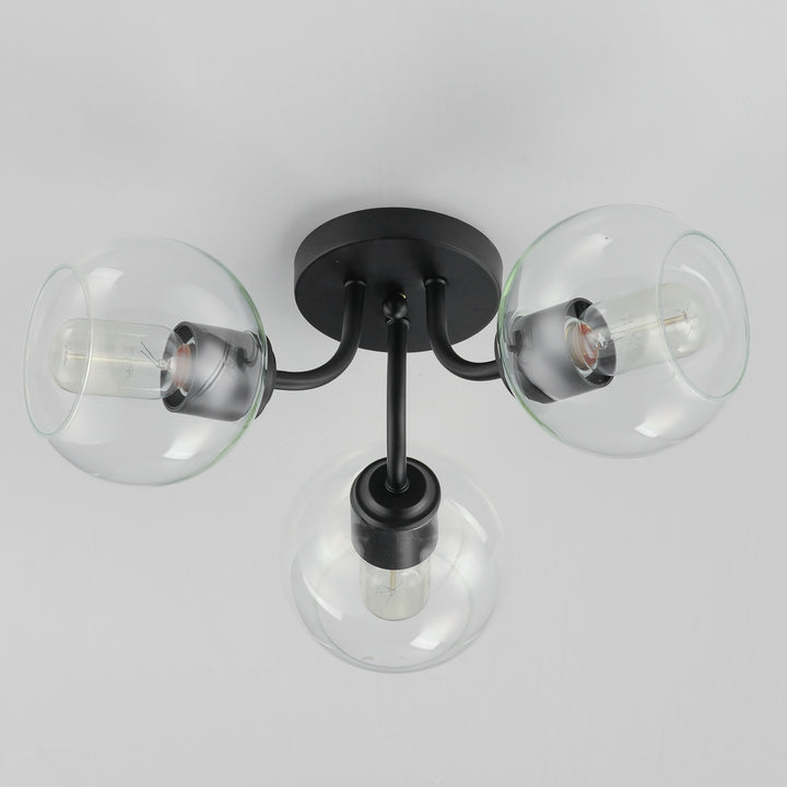 Knox 3-Light Semi-Flush Mount by Studio M Lighting – lifestyle