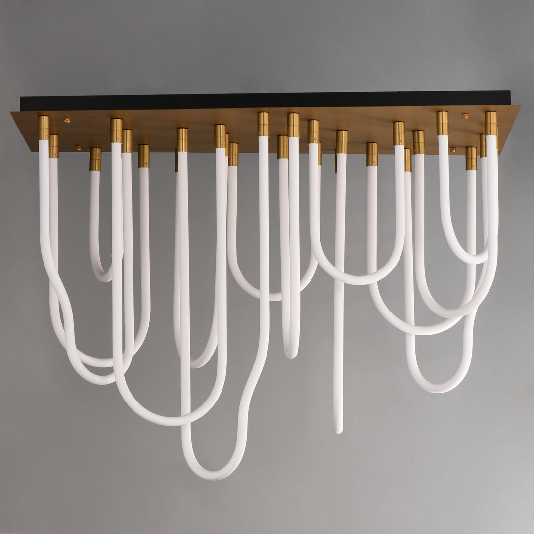 Soleil 14-Light LED SQ Flush Mount by Studio M Lighting – lifestyle